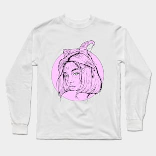 Horned Girl Long Sleeve T-Shirt